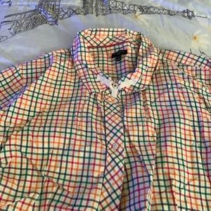 Talbots multi colored shirt